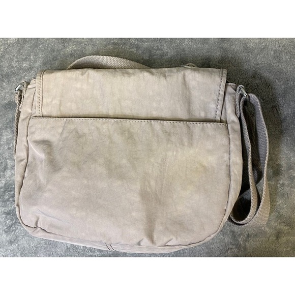 Kipling Lightweight Fold Over Flap Everyday Crossbody Purse, Light Gray - Picture 7 of 15